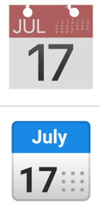 Emoji Kalender 17 Juli